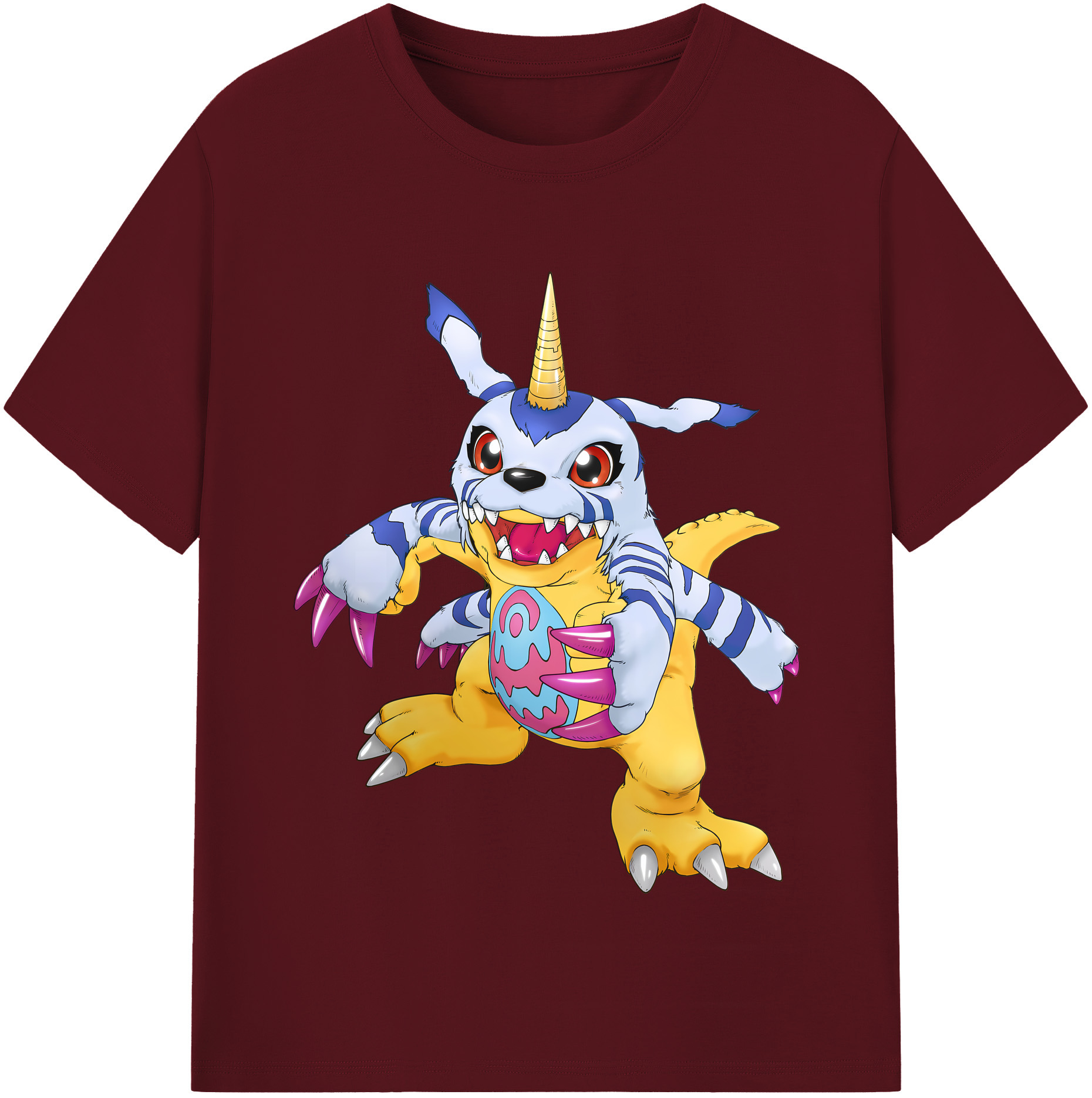 （画像用） Digimon デジタルモンスター/デジモン 綿100％半袖Tシャツ（フロントプリント）